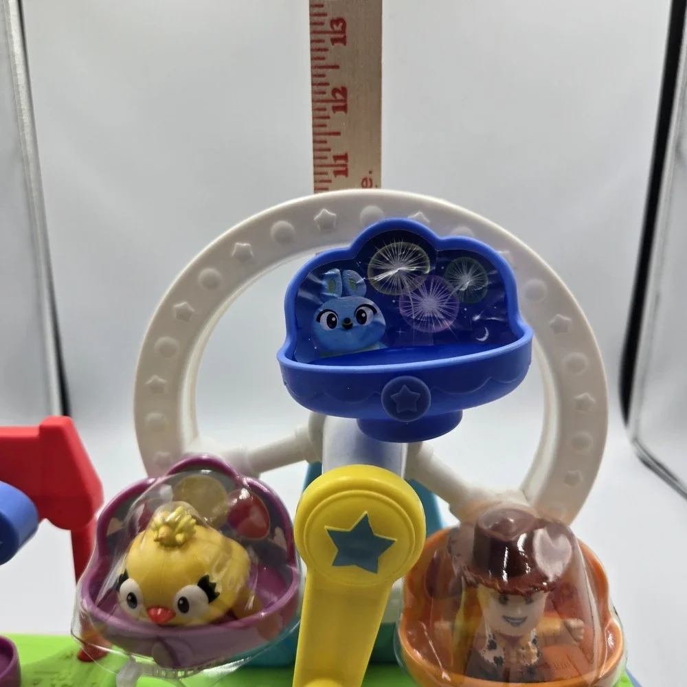 NEW NOS Little People Toy Story 4 Ferris Wheel Fisher Price Music Woody Ducky